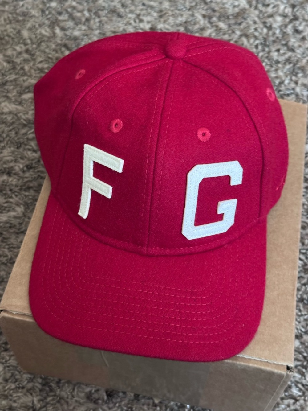 Red Fear of God New Era Kansas City Monarchs 9FORTY Baseball Cap